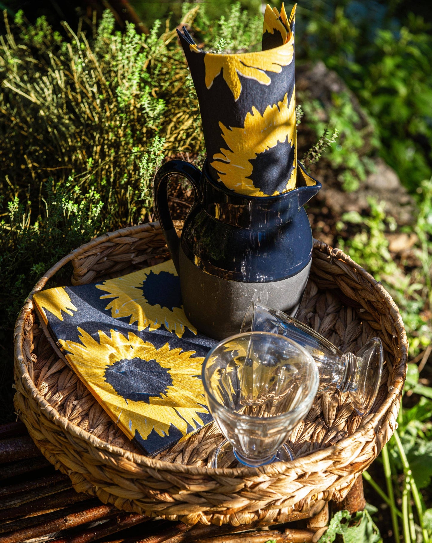 Sunflower Cocktail Napkin