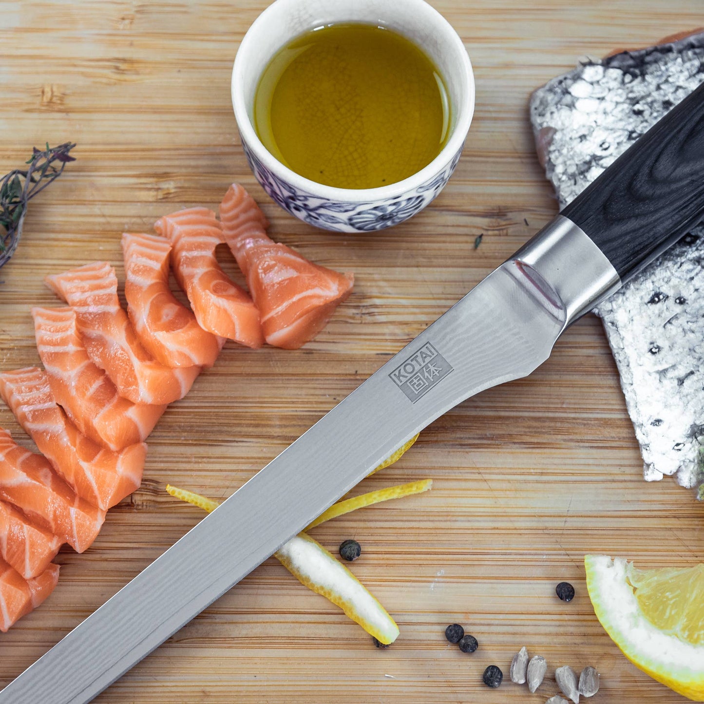 Kitchen Knife - Damascus Fillet Knife