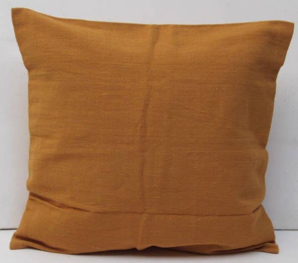 Ochre Pillow Woven 18" x 18"