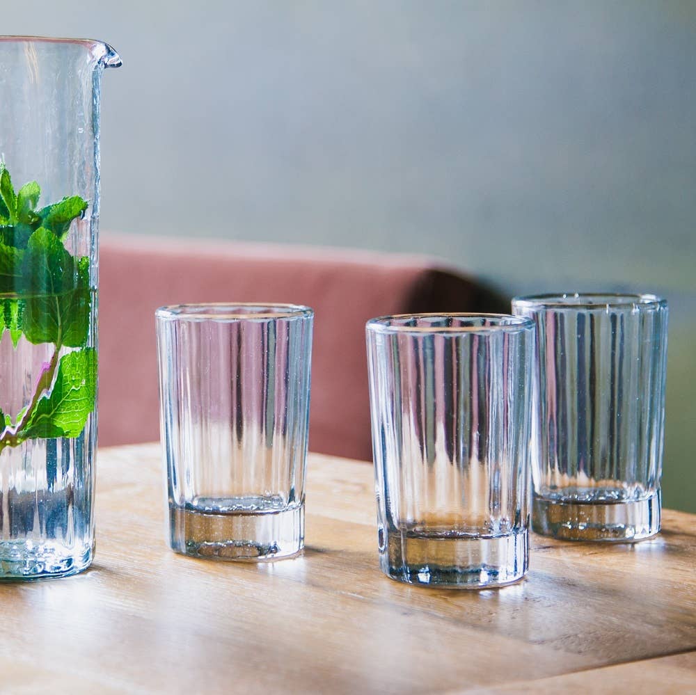 Brut Clear Reed Water Glass