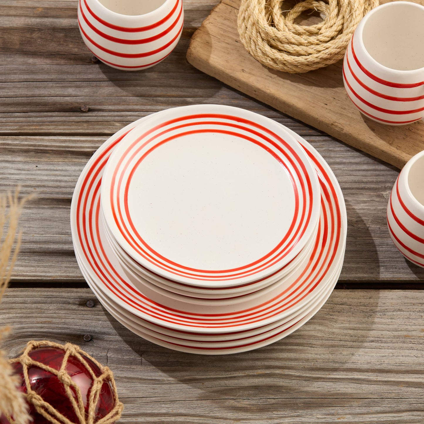Salad Plate 9" Red