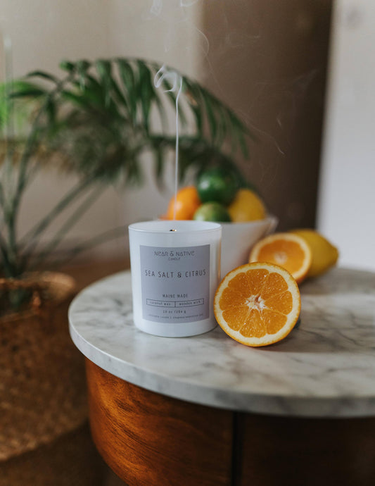 Sea Salt/Citrus Candle 10 oz.