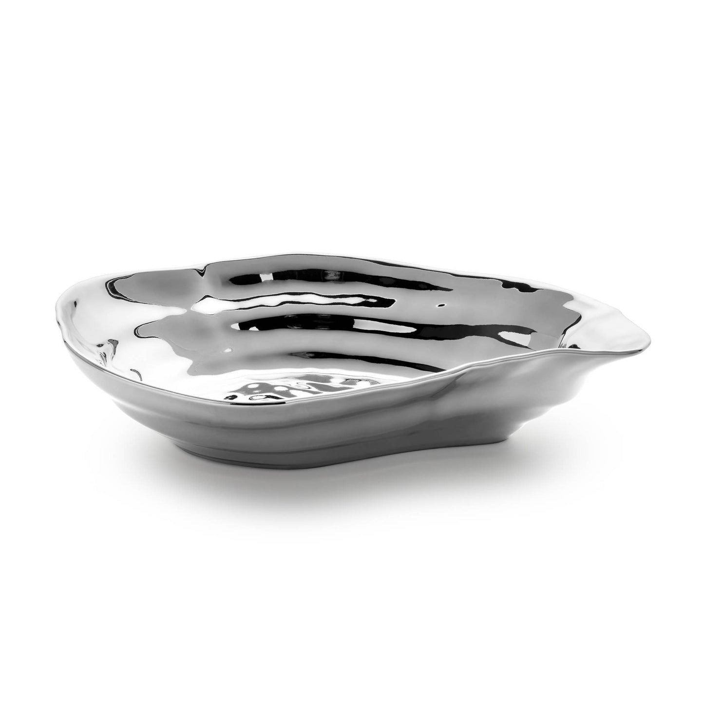 Oyster Serving Bowl Silver Plated