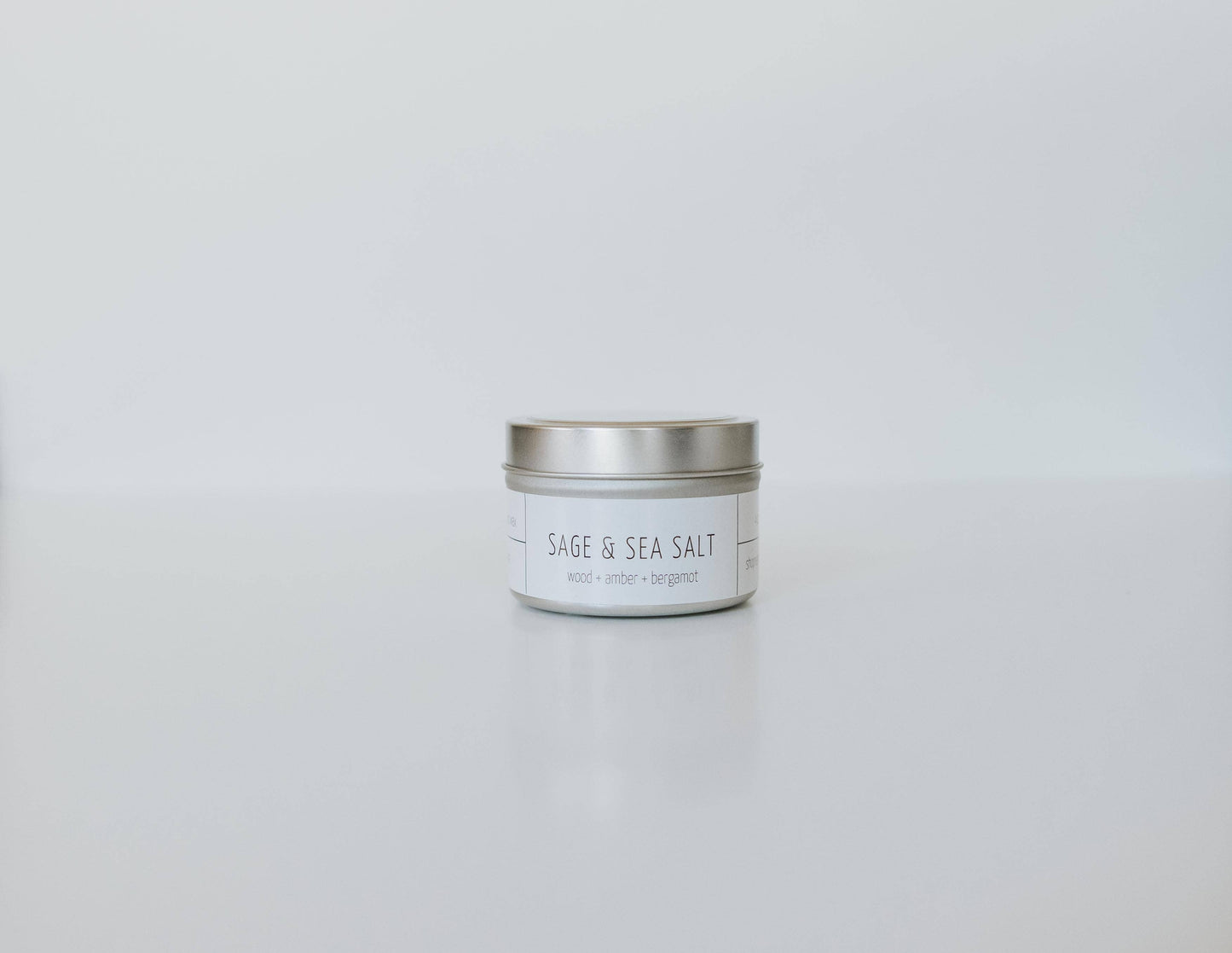 Sage & Sea Salt 4 oz Refillable Candle