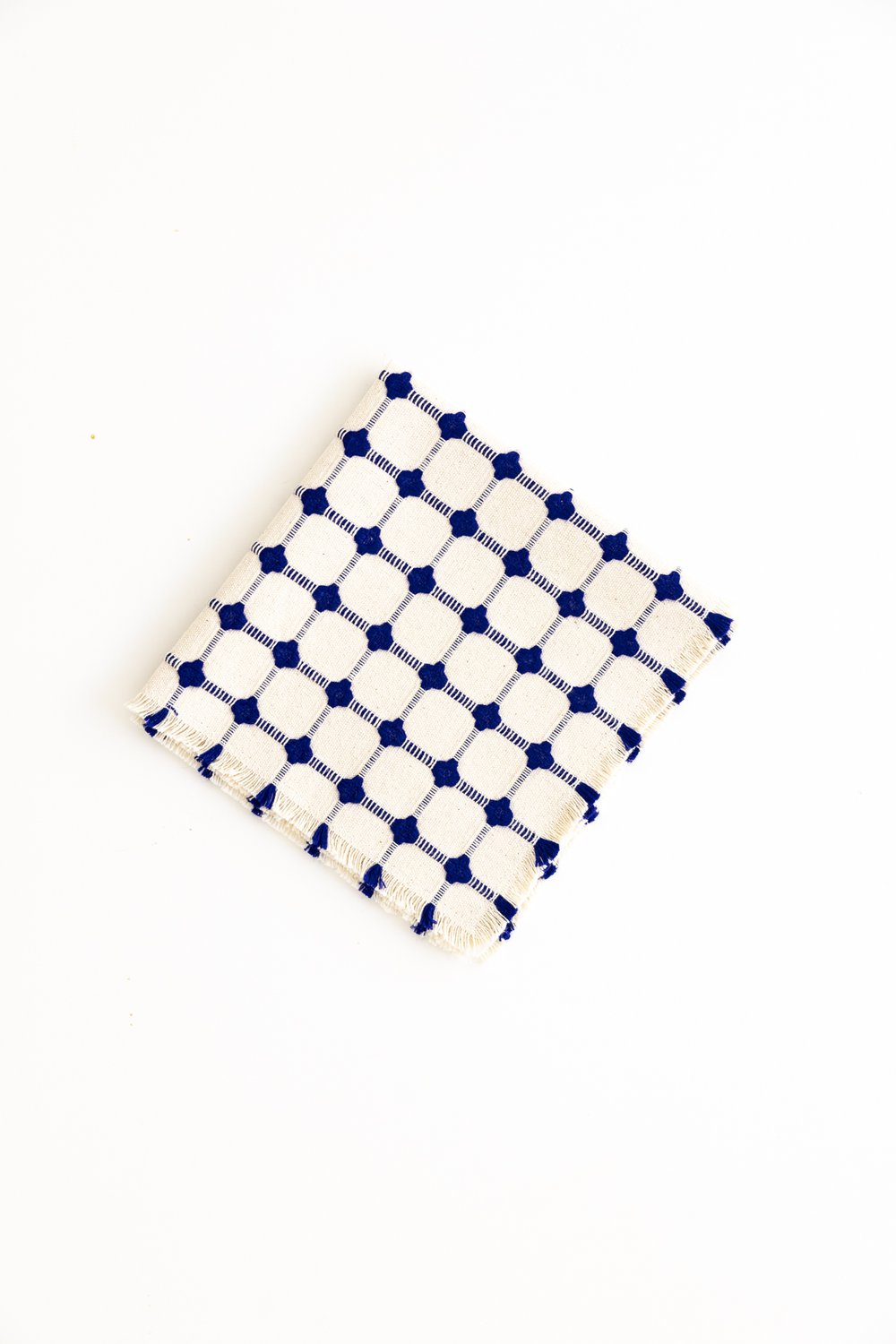 Ink Wicker Basket Tablecloth, Simple Fringe, 98"