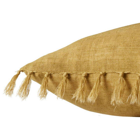 Yellow/Gold Square Down Pillow