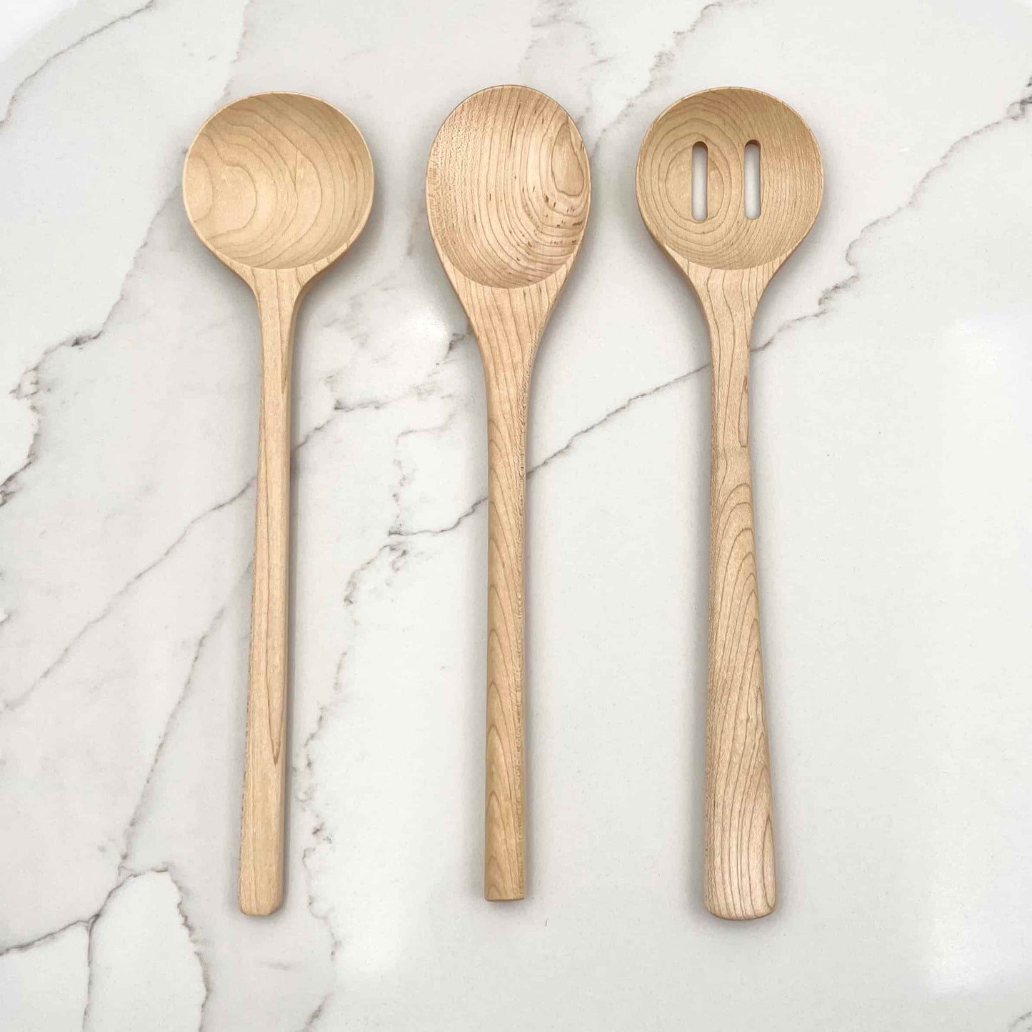 12" Slotted Spoon Maple