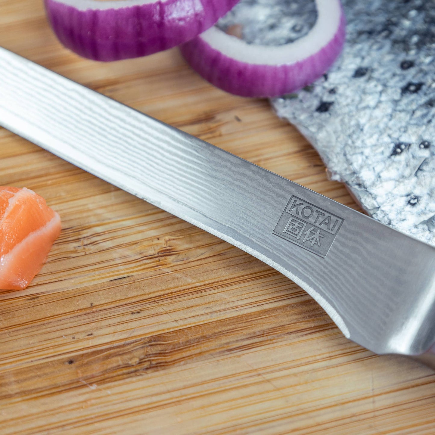 Kitchen Knife - Damascus Fillet Knife