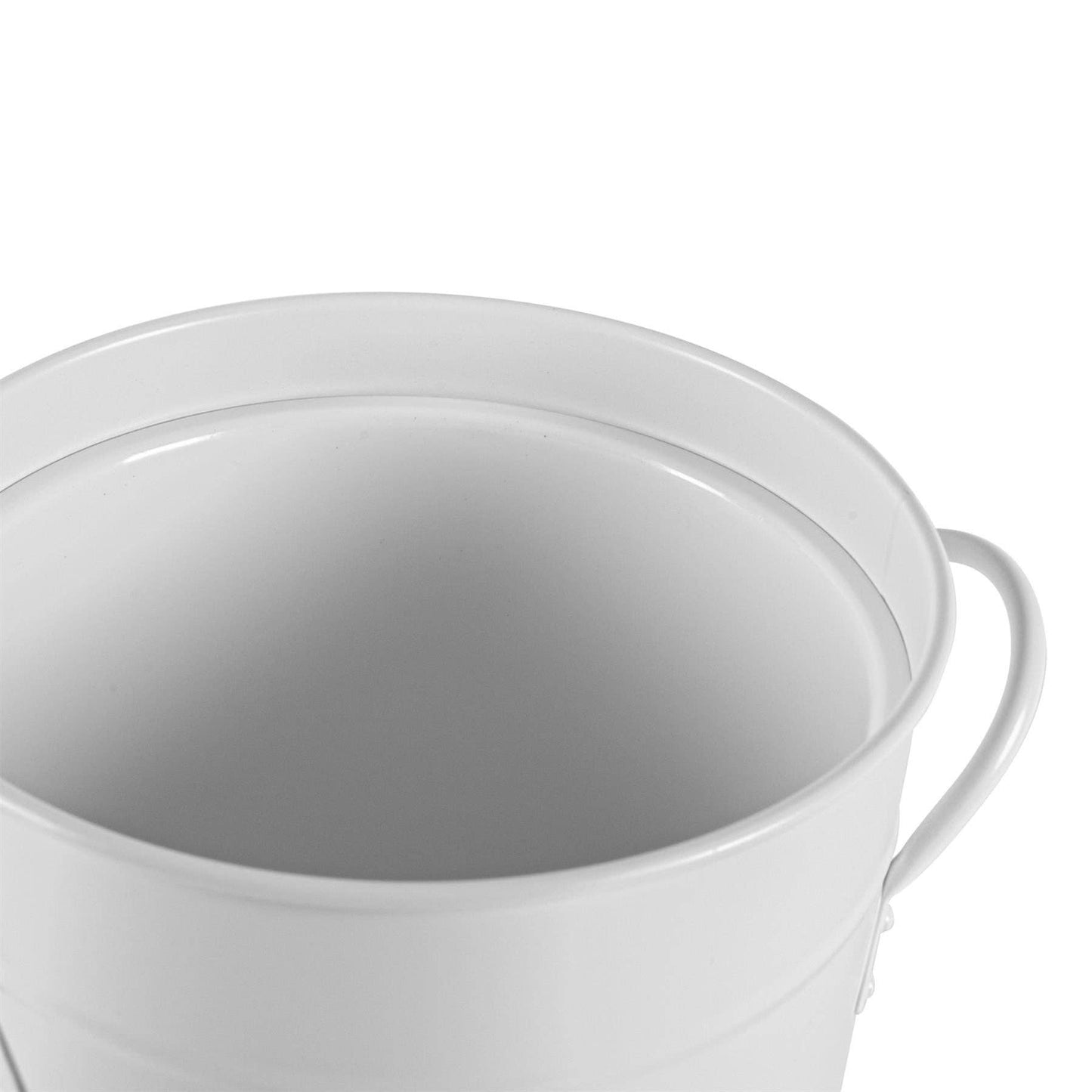 Harbour Housewares Compost Bin Canister - Matte White