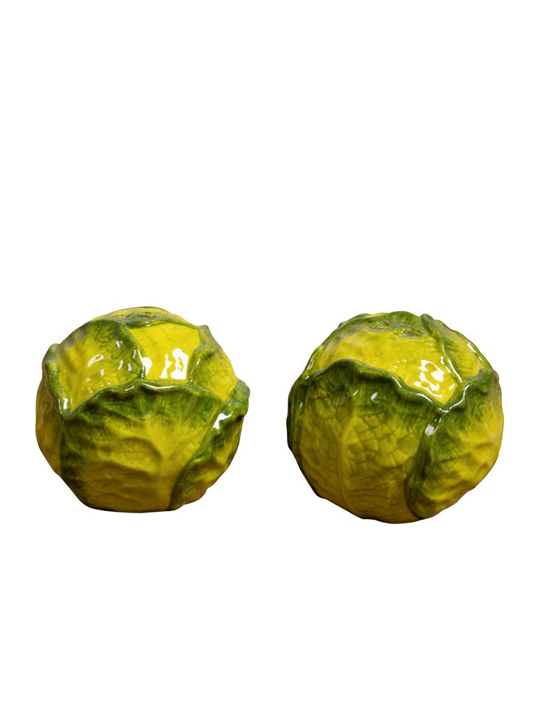 Cabbage Salt & Pepper Shakers