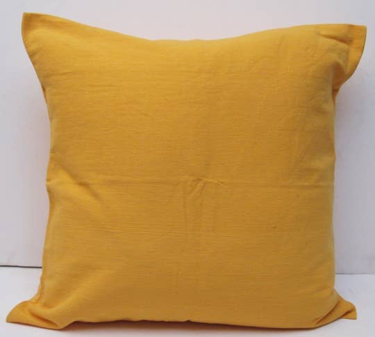 Yellow Pillow Woven 18" x 18"