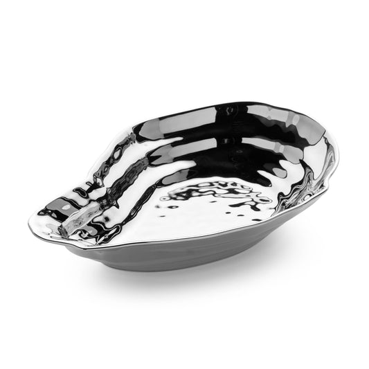 Oyster Serving Bowl Silver Plated