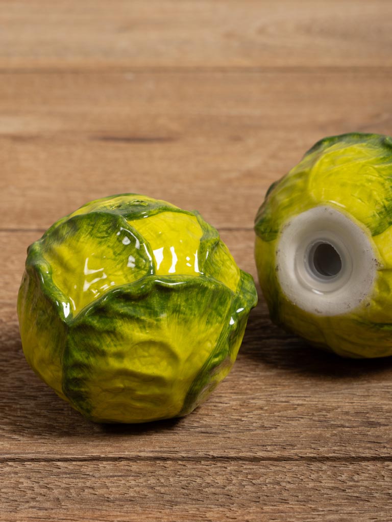 Cabbage Salt & Pepper Shakers