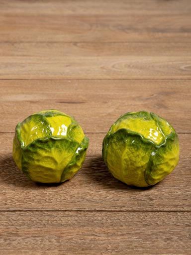 Cabbage Salt & Pepper Shakers