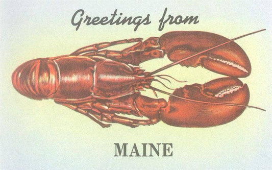 Lobster Greetings from Maine