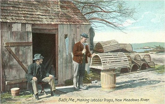 Making Lobster Traps, Bath