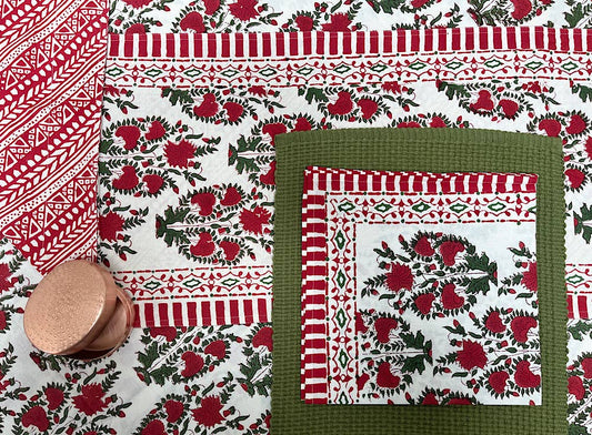 Firecracker Flower Tablecloth 60X120