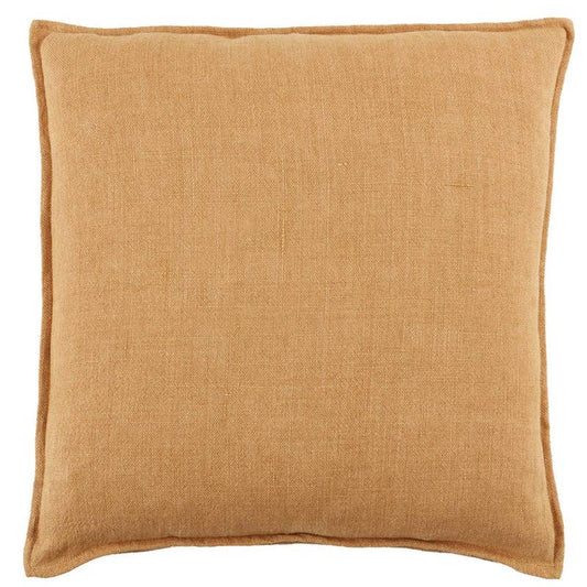 Orange/Brown Square Down Pillow